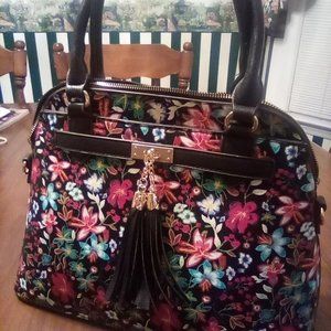 Large Print Satchel Purse